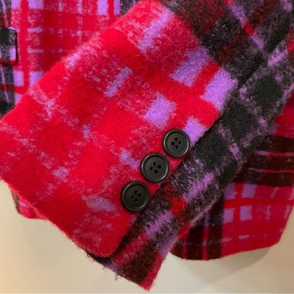 Nasty Gal - Check Print Oversized Blazer (NEW) - Picture 5 of 7